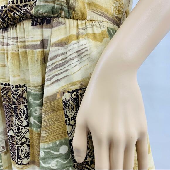 Vintage Farouche Peplum Waist Maxi Dress - Picture 4 of 11